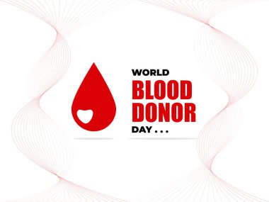 Kan bağışı etkinliği için tasarım, uluslararası kan bağışı, Uluslararası Kan Donörü Günü için tasarım