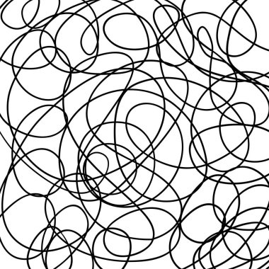 Karalama kabataslak kalem ve karalama beyaz arkaplan .vektör illüstrasyonunda izole.