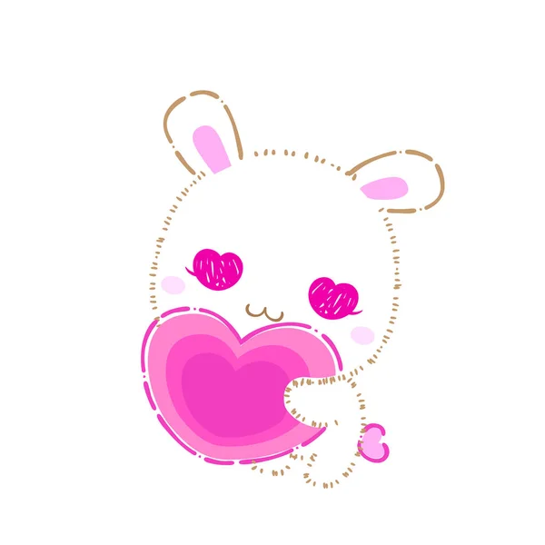 Αρκούδα Ζώο Καρτούν Μωρό Φορέας Αγάπη Εικονογράφηση Παιχνίδι Αρκουδάκι Καρδιά — Διανυσματικό Αρχείο