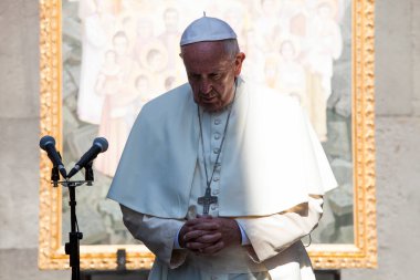Armenia. Yerevan. June 25, 2016 Pope Francis visits Armenia. clipart