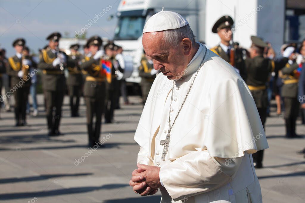 Armenia. Yerevan. June 25, 2016 Pope Francis visits Armenia.