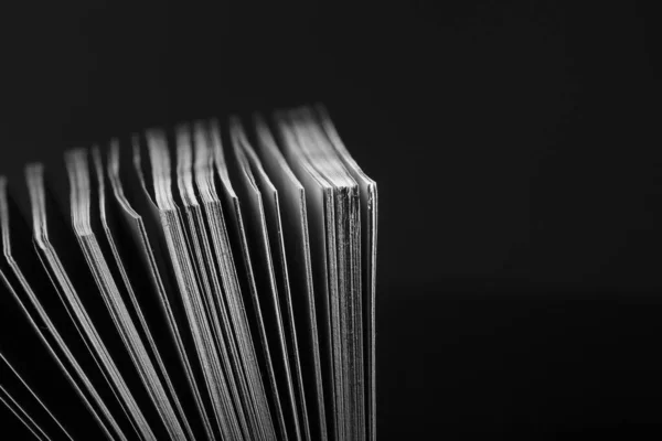 Old Books Black Background — Stock Photo, Image