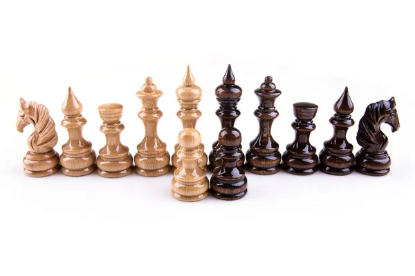 Chess Piece Black White Isolated Background High Resolution — стоковое фото