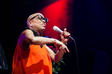 Dee Dee Bridgewater, Ermenistan 'daki Karen Demirchyan Yerevan' dan sonra Sports and Concert Complex 'te konser verecek. 14 Ekim. 2016.