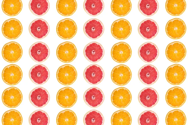 Slices Fresh Orange Fruit Background — Stock Photo, Image