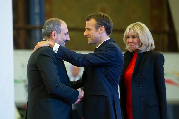 Emmanuel Macron Francophone Summit Yerevan Yerevan Armenia October 2018 — Stockfoto