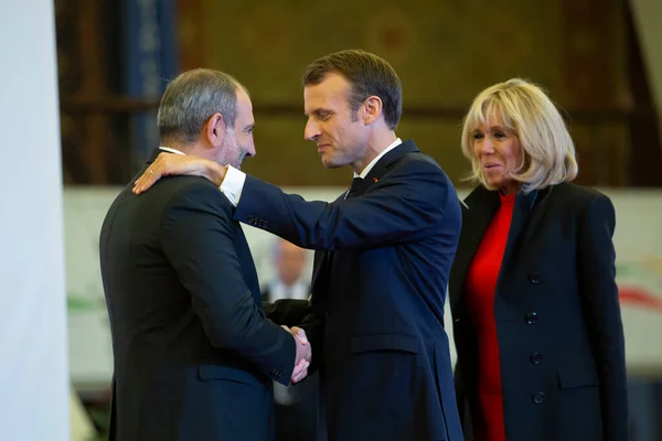 Emmanuel Macron Francophone Summit Yerevan Yerevan Armenia October 2018 — Stockfoto