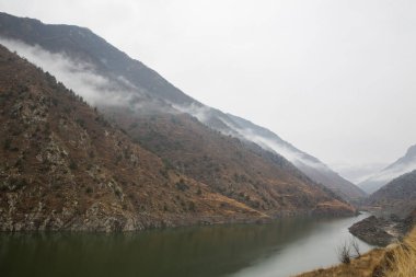 Dağların güzel manzarası