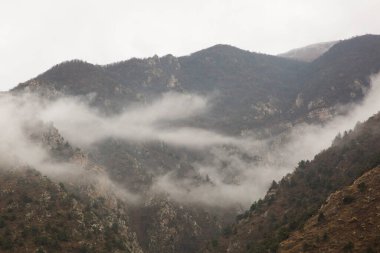 Dağların güzel manzarası