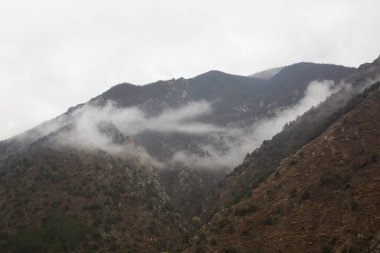 Dağların güzel manzarası