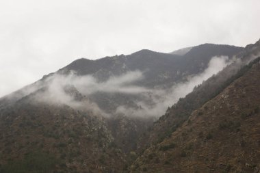 Dağların güzel manzarası