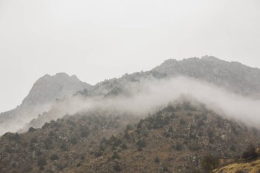 Dağların güzel manzarası