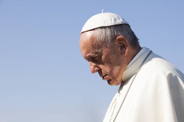 Pope Francis, visiting the Armenian Genocide Memorial Armenia. Yerevan. June 25, 2016