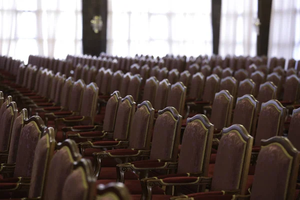 Konferans Salonunda Boş Sandalyeler — Stok fotoğraf
