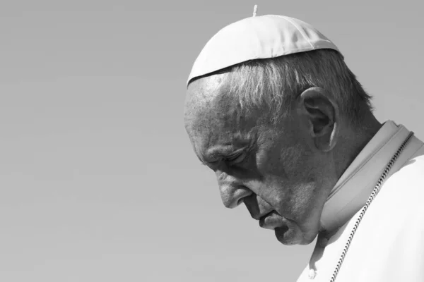 Папа Франциск Відвідавши Меморіал Геноциду Вірмен Єреван Червня 2016 — стокове фото