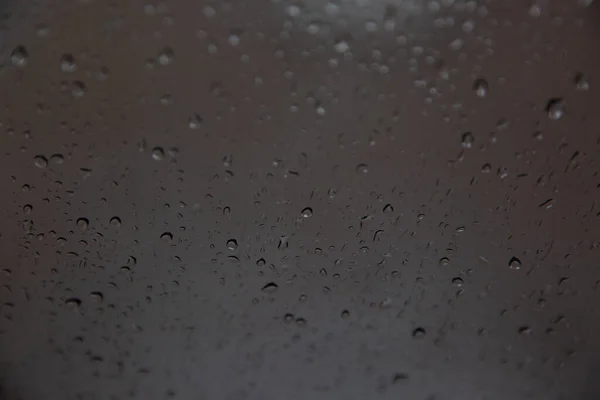 Raindrops Black Wall Background Texture Close —  Fotos de Stock