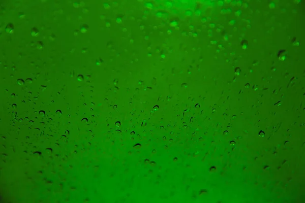 Wassertropfen Auf Glas Abstrakter Hintergrund — Stockfoto