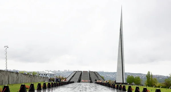 Yerevan Armenia April 2019 Honour Guard Battalion Ministry Defense Armenia — стокове фото