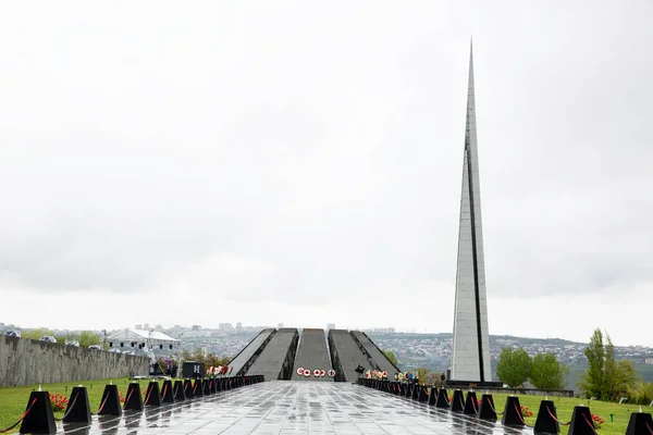 Jerevan Arménie Dubna 2019 Čestný Gardový Prapor Ministerstva Obrany Arménie — Stock fotografie