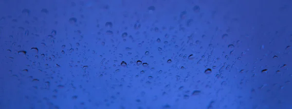 Tropfen Auf Glas Mit Wassertropfen — Stockfoto