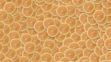 Meyve dilimlerinin 3 boyutlu animasyonu