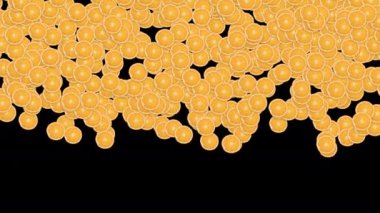 Meyve dilimlerinin 3 boyutlu animasyonu