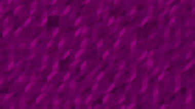 Mor paralel kenarlı şekillerin parlak animasyonu gölgelerini değiştiriyor.