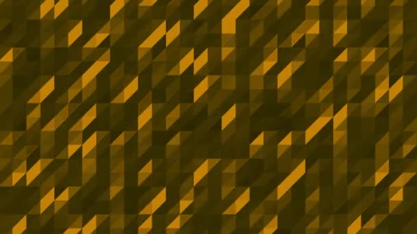 Bright Animation Orange Black Parallelogram Shapes Changing Shades — ストック動画