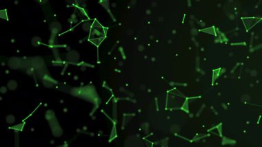 Arkaplan için üç boyutlu bulanık turuncu takımyıldızları oluşturur