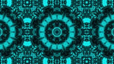 Bir kaleydoskopik şablon arkaplanının canlandırması