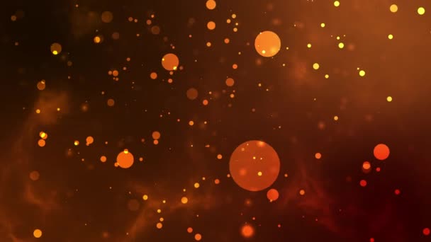 Abstract Motion Background Multicolored Particles — Stock videók