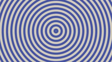 Mavi ve beyaz hipnotik daire animasyonu