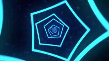 neon ışıkları, dijital arkaplan, 3D görüntüleme