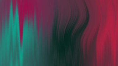 Bulanık turkuaz dalgalı çizgilerle görsel efekt