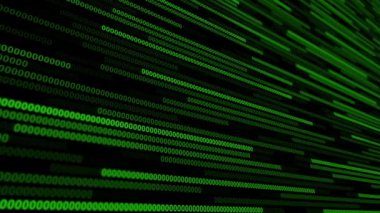 Digital code background. Matrix style program.