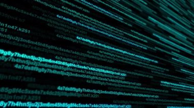 İkili kod soyut teknoloji arka planı. Genel ağ