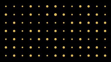 Siyah bir arkaplanda birçok komik ifade