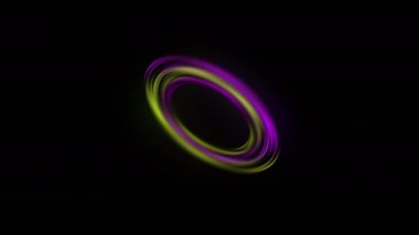 Parlak daireli soyut arkaplan