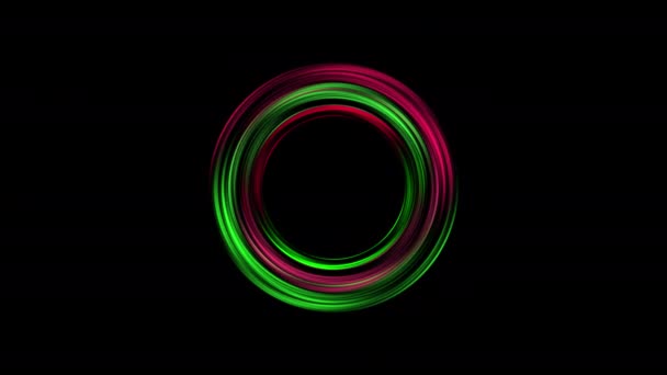 輝く円の抽象的な背景 — ストック動画