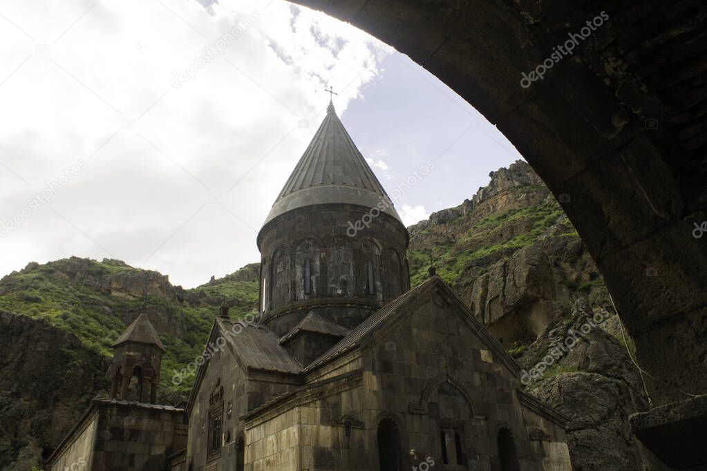 Gandzasar, ancient Armenian temple in Armenia