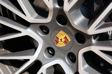 2020 porsche cayenne during presentation in Armenia. Armenia, Tsaghkadzor. August 01, 2020