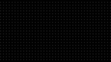  white dots and crosses on black background