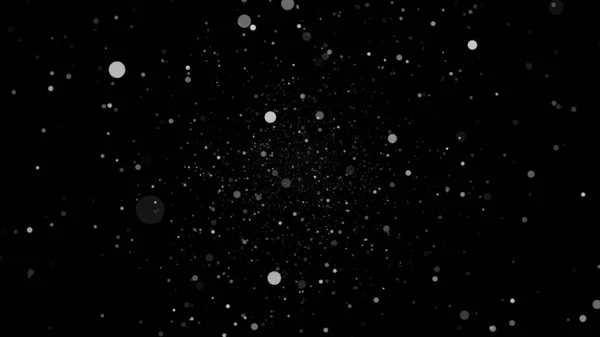 Αφηρημένη Κίνηση Φόντο Λευκά Σωματίδια — Φωτογραφία Αρχείου