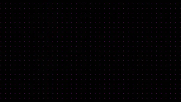 Dots Dark Background Bright Dot Pixels Illuminate Animation — Stockfoto