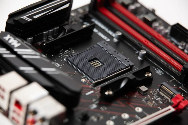Close Computer Motherboard — Stock Photo, Image