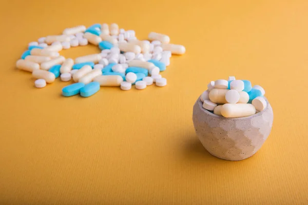 Diferentes Medicamentos Pastillas Tabletas Pastillas Medicina Farmacéutica — Foto de Stock