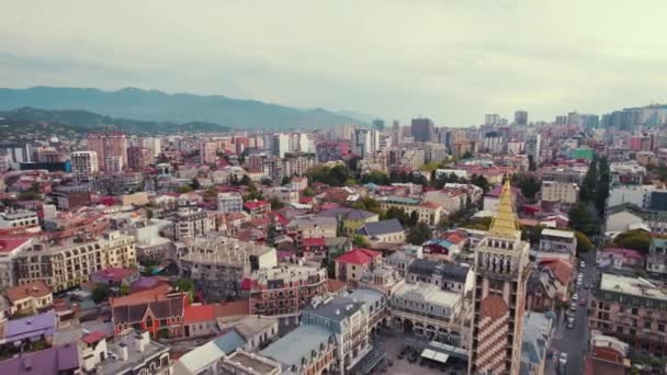 Meravigliosa Città Batumi Dal Drone Adjara Georgia Filmati Alta Qualità — Video Stock