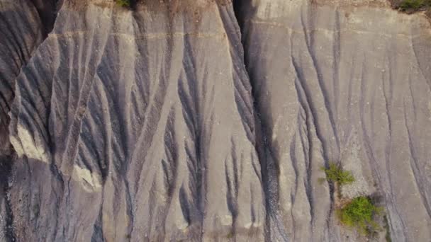 悬崖全景 空中拍摄 高质量的4K镜头 — 图库视频影像