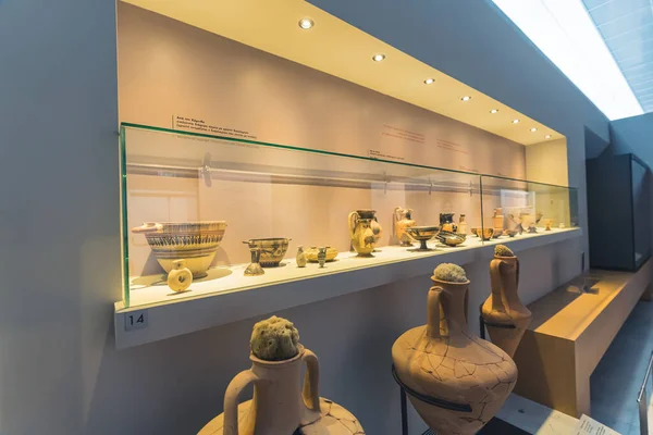 2022 Thessaloniki Greece Touristic Visit Archaeological Museum Thessaloniki Old Sculptures —  Fotos de Stock