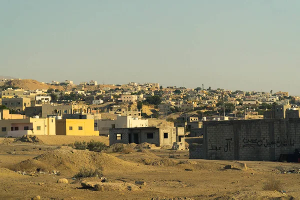 view from an old part of the city in Jordan. small and old buildings. High quality photo